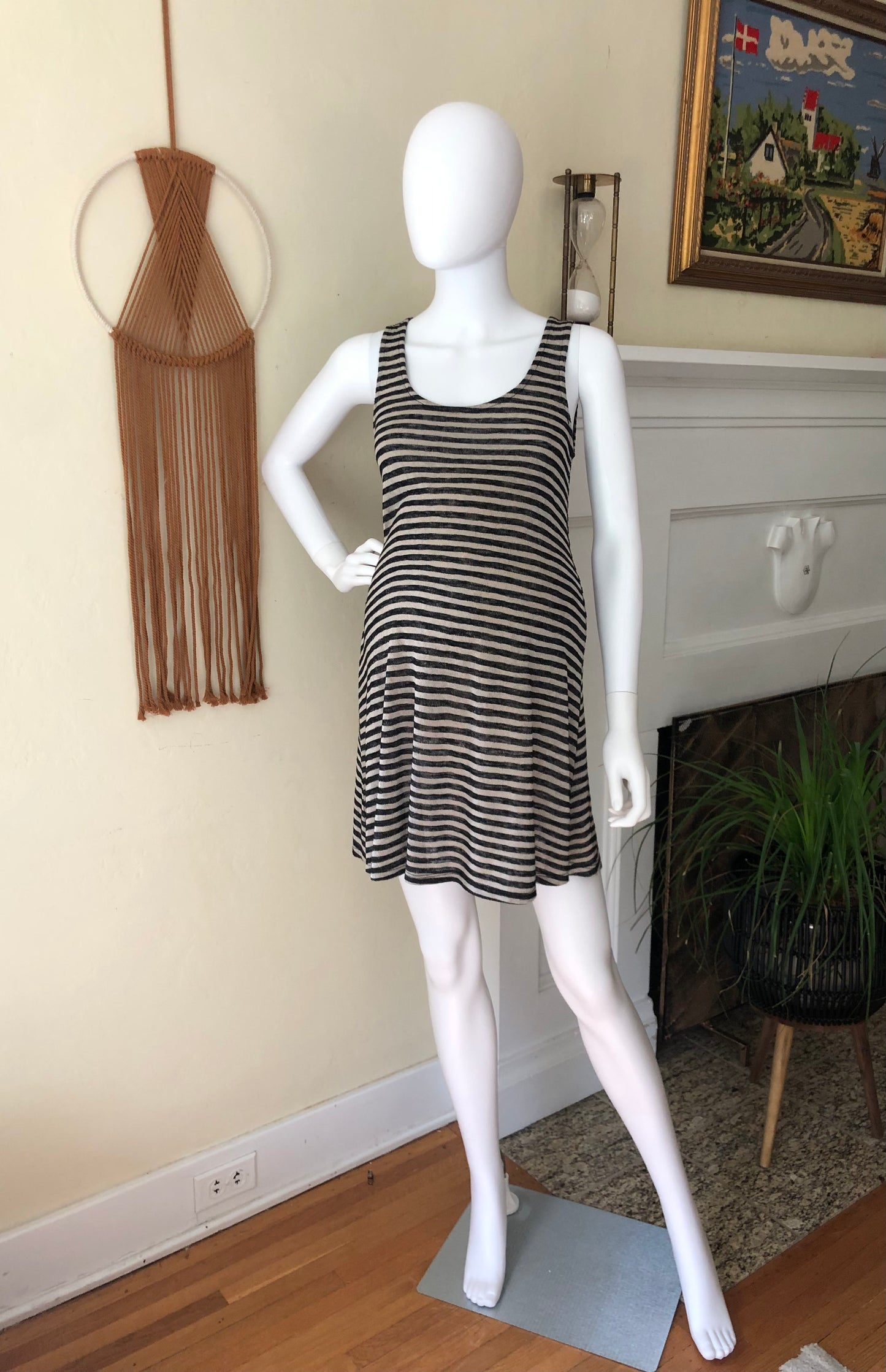 Forever 21 striped tank dress, S