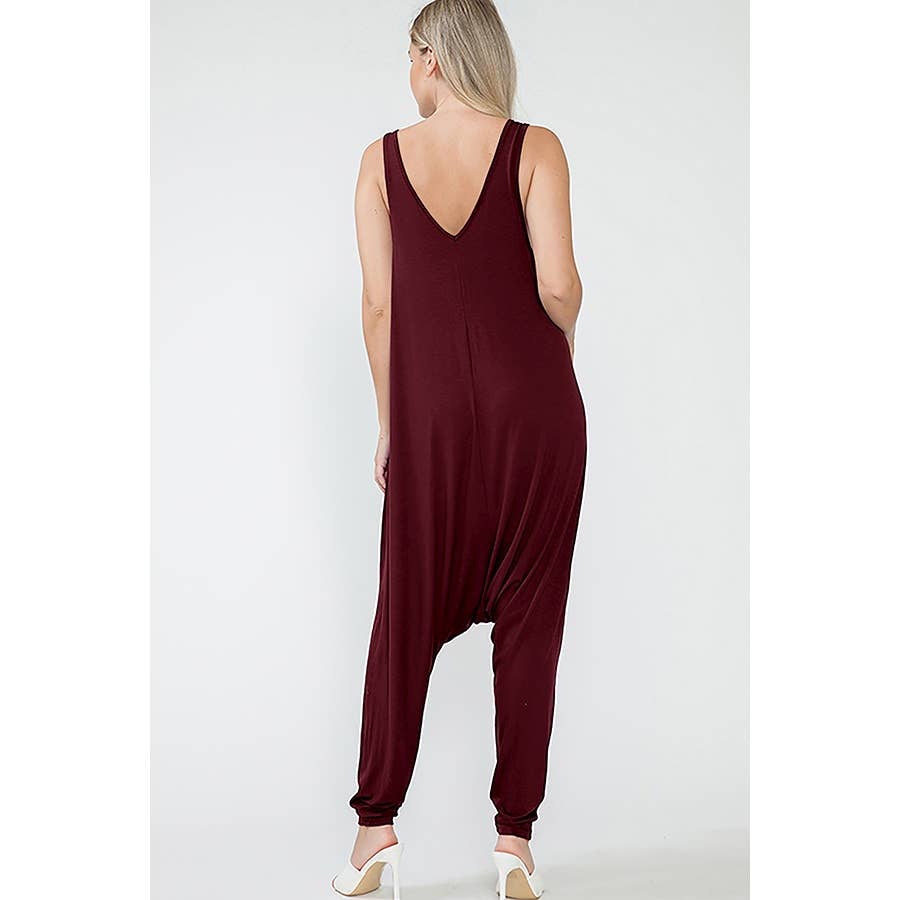 Maternity & Nursing Friendly Harem Loungewear Jumpsuit