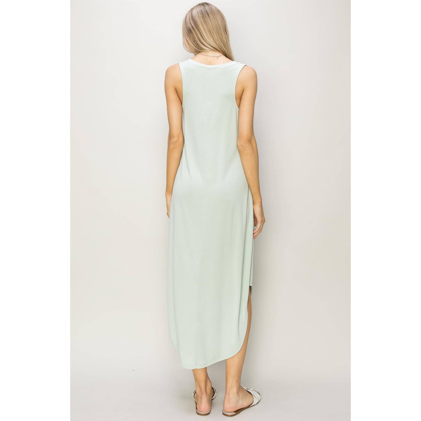 Minimalist Modal Bump Friendly Midi, Mint