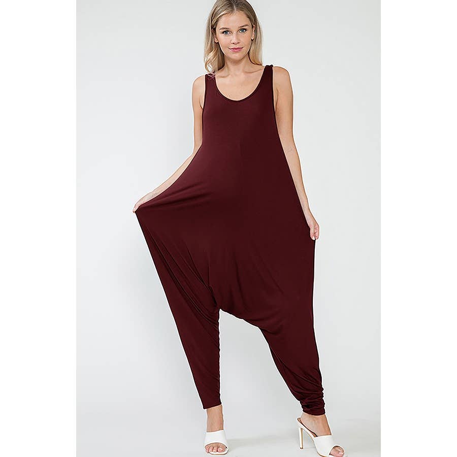 Maternity & Nursing Friendly Harem Loungewear Jumpsuit