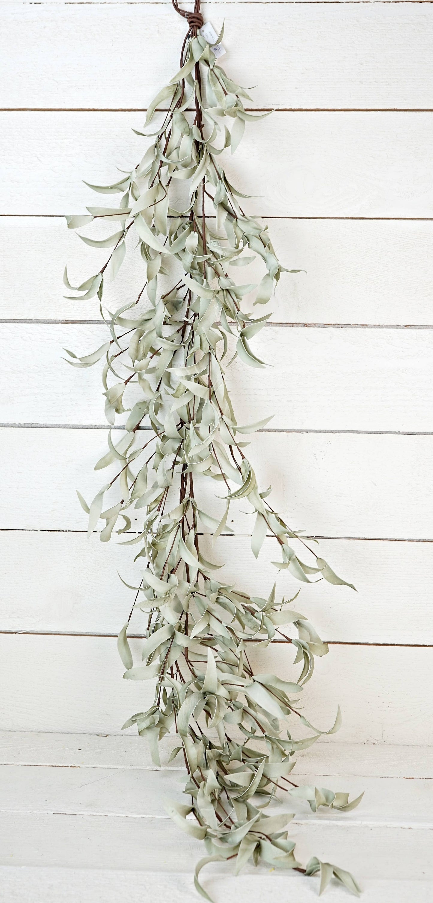 ISB72661- 4.5ft Flocked Herb Leaves Garland