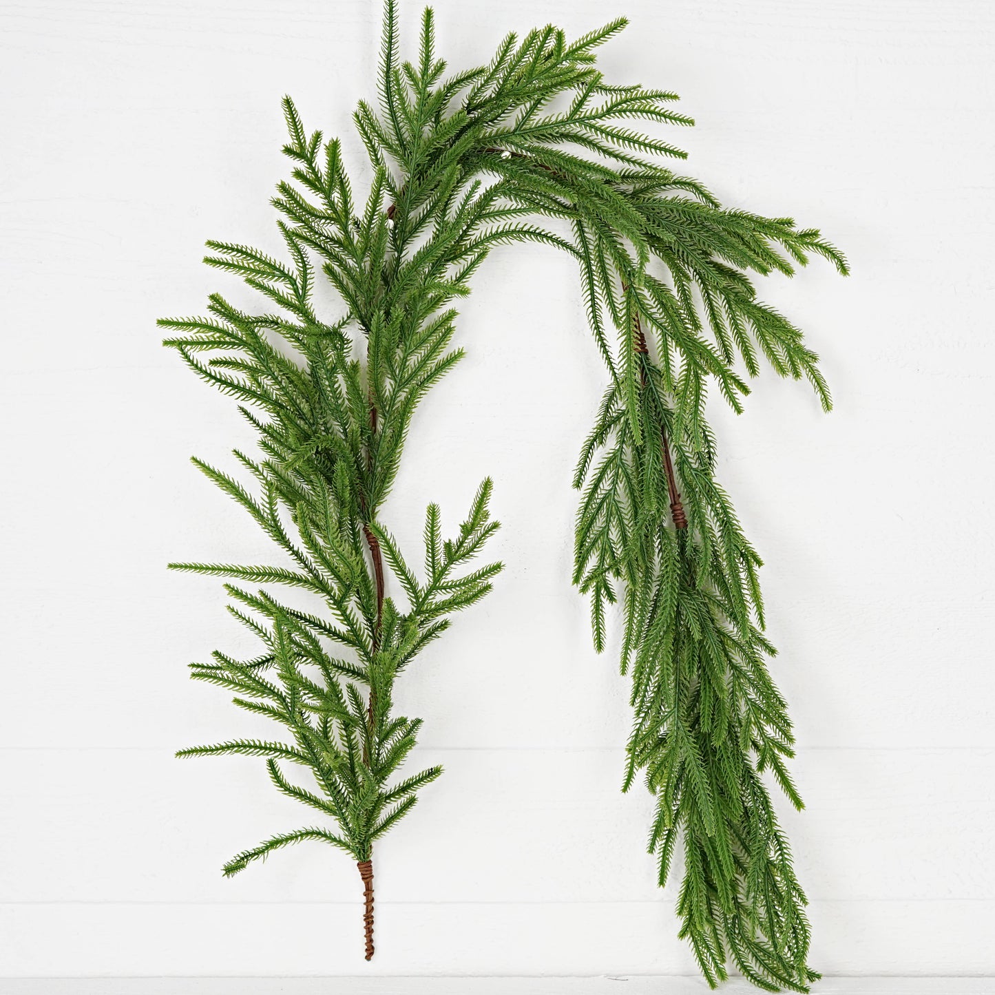 31851-5ft Garland Soft-touch Evergreen Norfolk Pine