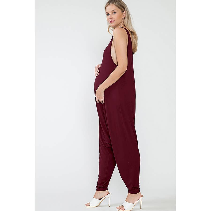 Maternity & Nursing Friendly Harem Loungewear Jumpsuit