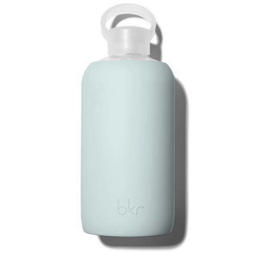 bkr James Big Bottle 1L (32 oz), Glass & Silicone