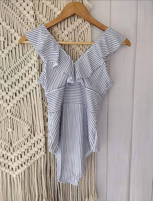 haute bump Nautical Mama Maternity One Piece