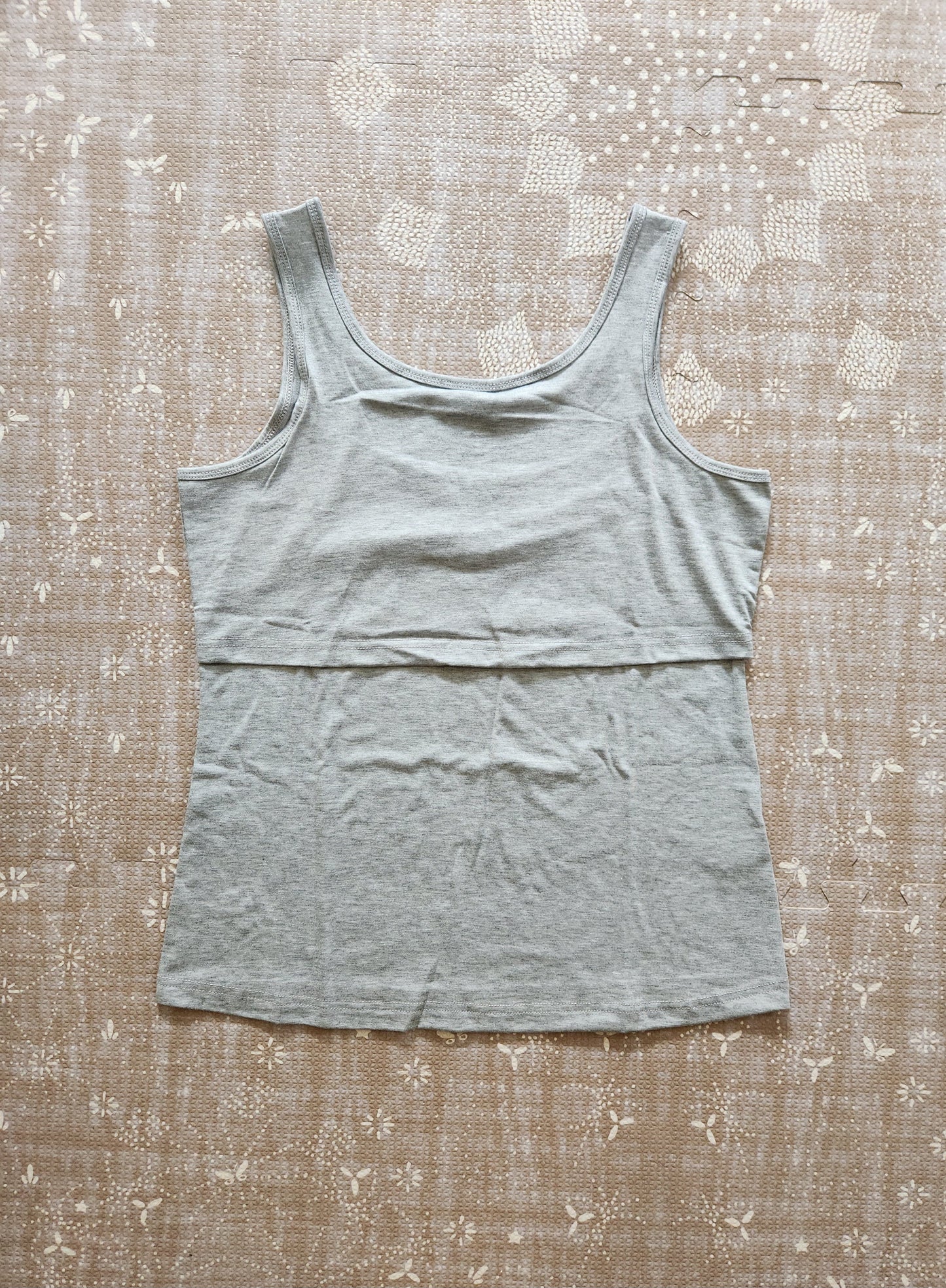 Basic Mama Nursing Tank, Grey