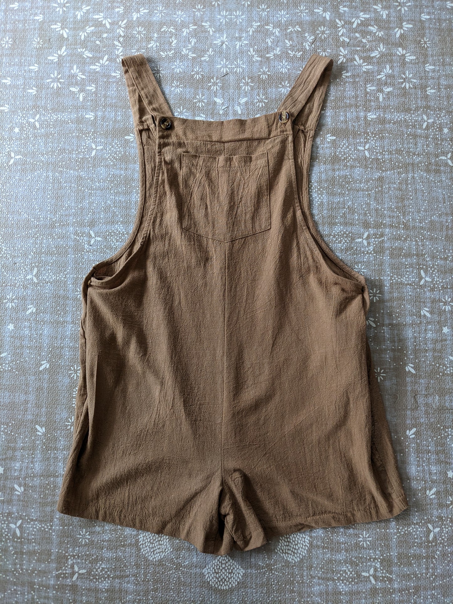 The One That's 100% Cotton Mama Romper by haute bump, Cognac