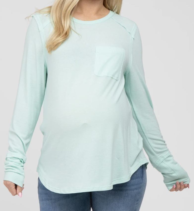 Plus-Size Heyson Soft Knit Pocketed Layering Top